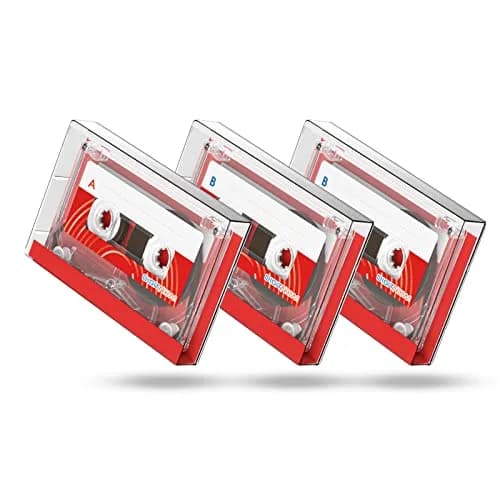 DIGITNOW Blank Cassette Tapes Audio - Low Noise 60 Min for Lectures & Recording (3 Pack) | Analog Tape for Music & Voice thumbnail 1