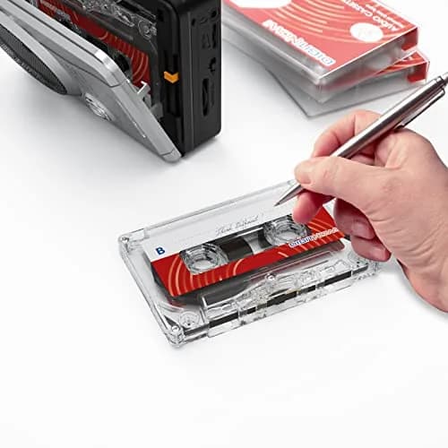 DIGITNOW Blank Cassette Tapes Audio - Low Noise 60 Min for Lectures & Recording (3 Pack) | Analog Tape for Music & Voice thumbnail 5