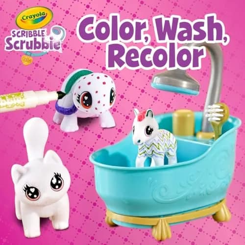 Crayola Scribble Scrubbie Pets Mega Set (25+ pcs) | Reusable Animal Toy for Kids 3+ thumbnail 5
