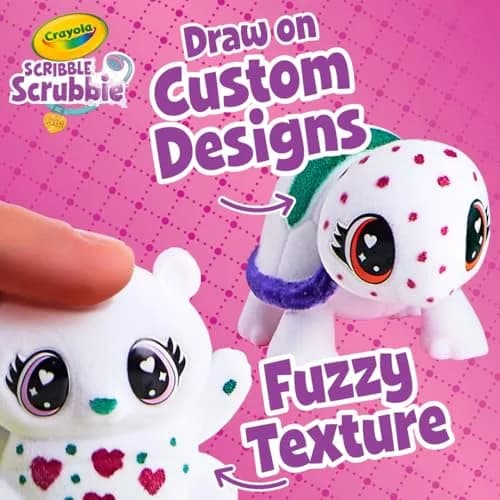 Crayola Scribble Scrubbie Pets Mega Set (25+ pcs) | Reusable Animal Toy for Kids 3+ thumbnail 6
