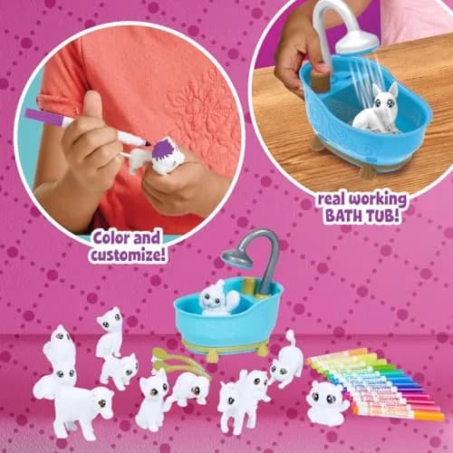 Crayola Scribble Scrubbie Pets Mega Set (25+ pcs) | Reusable Animal Toy for Kids 3+ thumbnail 7
