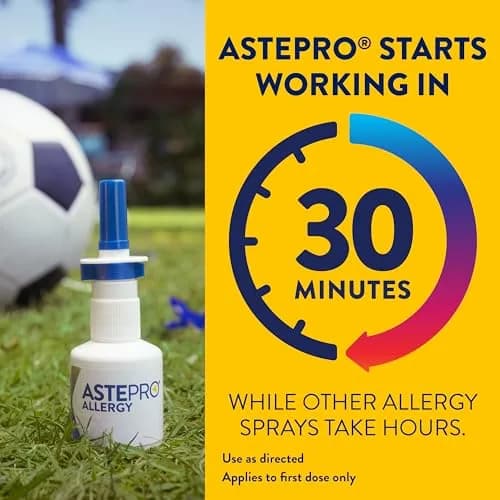 Astepro 60 Spray | Unflavored Nasal Relief for Allergies | 1 Count thumbnail 2