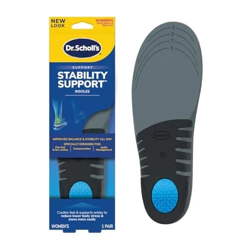 Dr. Scholl's Stability Support Insoles for Women, Size 6-10 (170g / 5.9oz) | FDA Approved Arch Support thumbnail 1