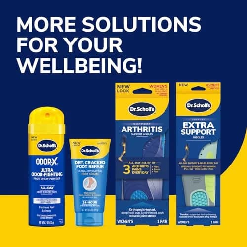 Dr. Scholl's Stability Support Insoles for Women, Size 6-10 (170g / 5.9oz) | FDA Approved Arch Support thumbnail 8