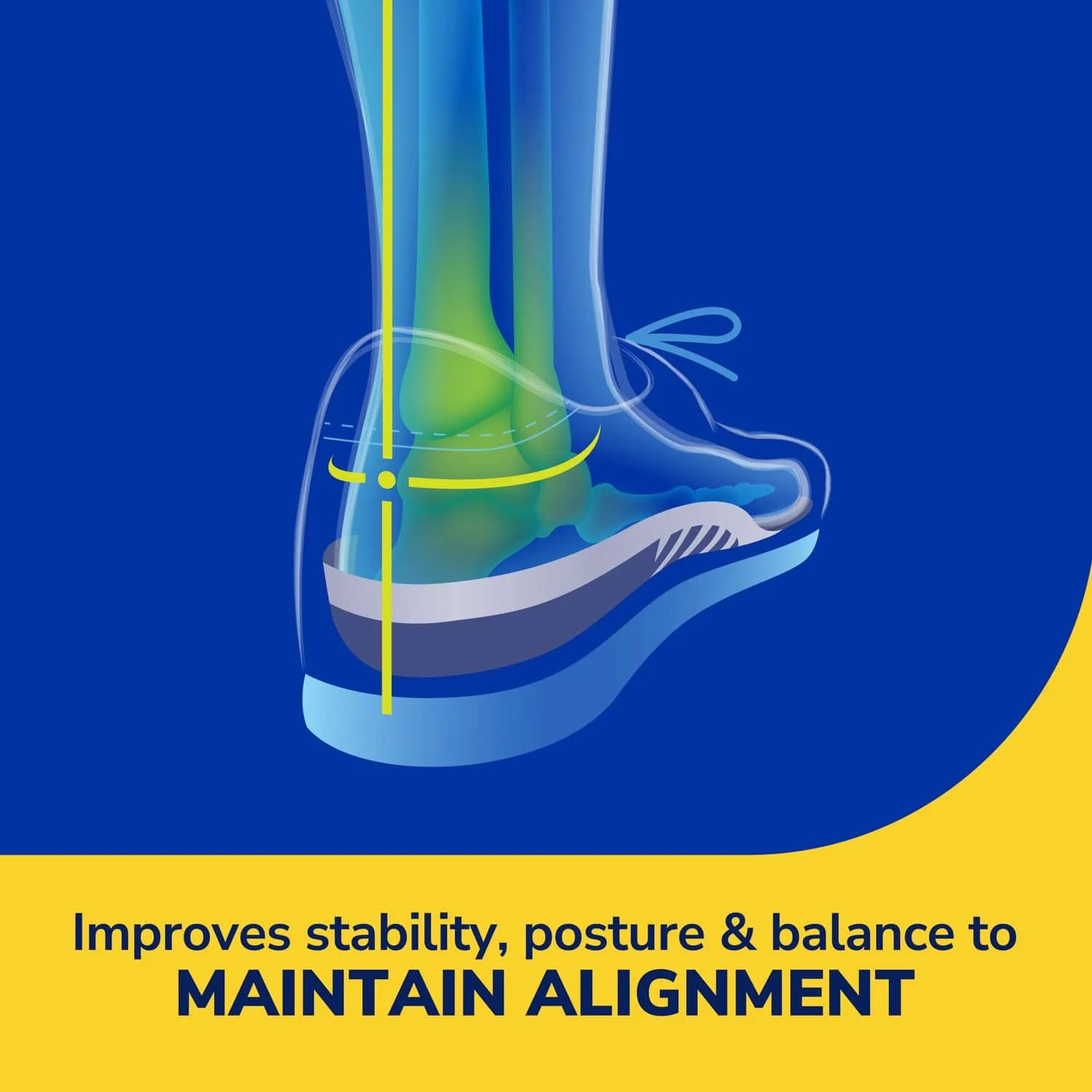 Dr. Scholl's Stability Support Insoles for Women, Size 6-10 (170g / 5.9oz) | FDA Approved Arch Support - view 2