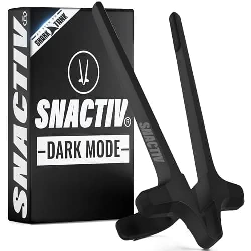 SNACTIV PRO Finger Chopsticks for Gamers - Black, 1 Unit | Mess-Free Snacking Solution thumbnail 1
