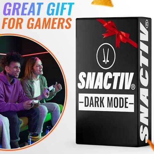 SNACTIV PRO Finger Chopsticks for Gamers - Black, 1 Unit | Mess-Free Snacking Solution thumbnail 8