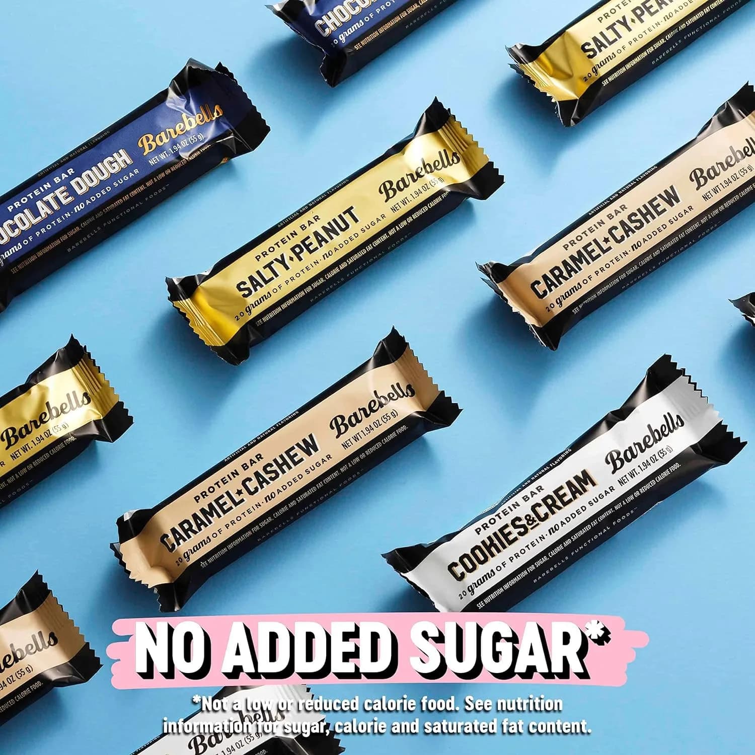 BAREBELLS Protein Bars Variety Pack 12 Count 1.9oz | High Protein Snacks - view 3