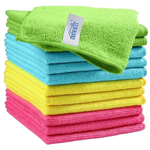 HOMEXCEL Microfiber Cleaning Cloths, 24 Pack, 11.5"x11.5" | Multi-Surface Cleaning Rags - main product image