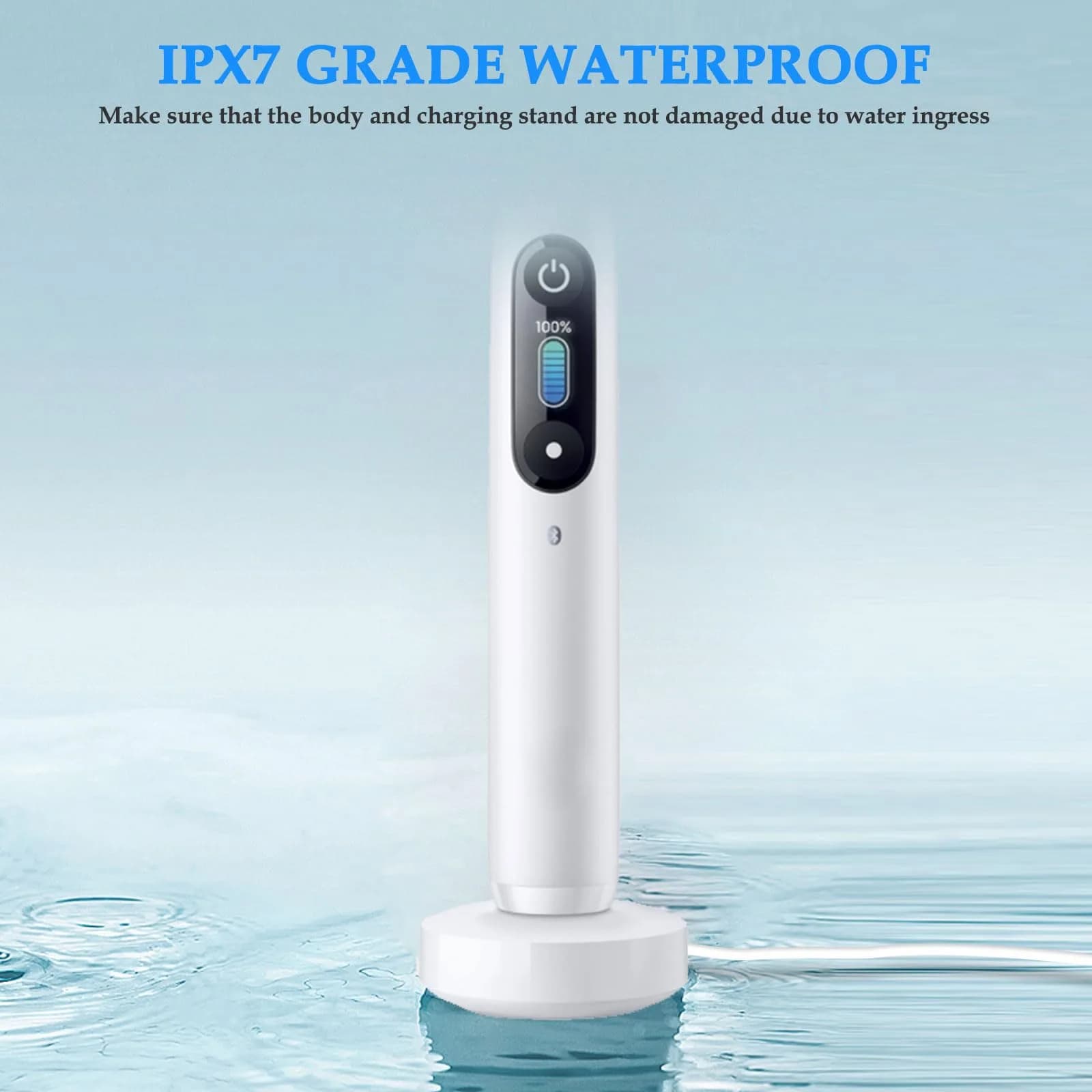 MULTIM Magnetic Charging Base for Oral-B iO Series 7 8 9 Electric Toothbrush, 2.5W | IPX7 Waterproof - view 3