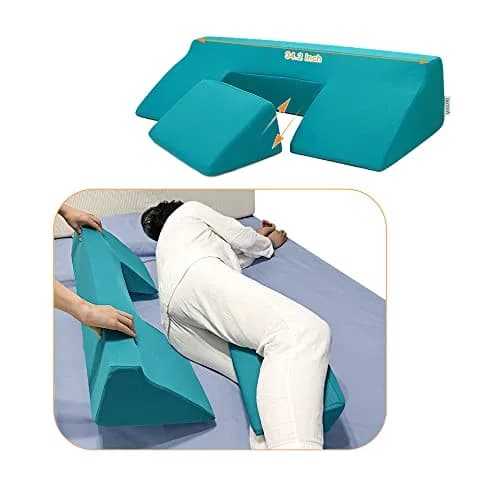 Mistuki Detachable Wedge Pillow for Side Sleepers & Bedridden Patients 86.4cm (34.2 inches) | Prevents Bedsores & Pressure Ulcers thumbnail 1