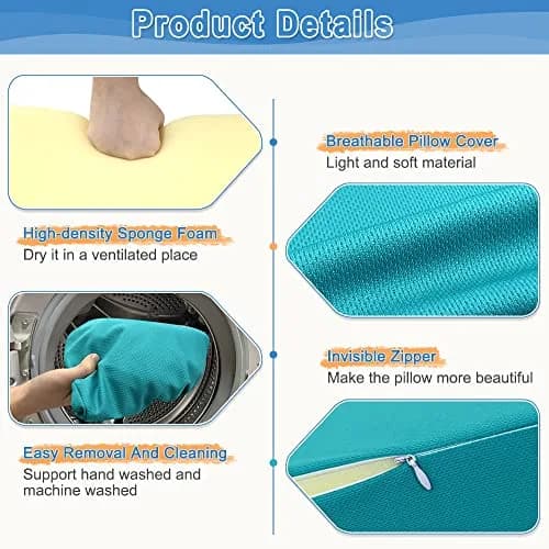 Mistuki Detachable Wedge Pillow for Side Sleepers & Bedridden Patients 86.4cm (34.2 inches) | Prevents Bedsores & Pressure Ulcers thumbnail 4