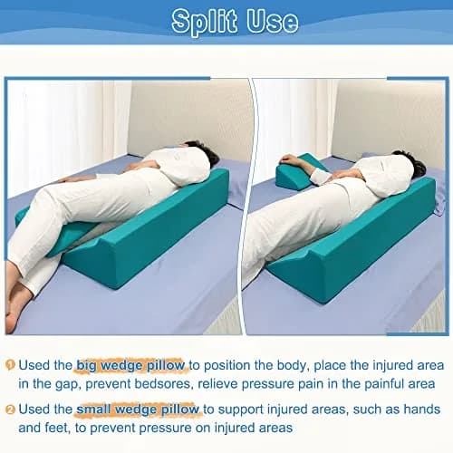 Mistuki Detachable Wedge Pillow for Side Sleepers & Bedridden Patients 86.4cm (34.2 inches) | Prevents Bedsores & Pressure Ulcers thumbnail 3