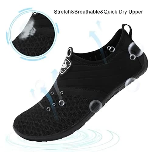 Spesoul Water Shoes Breathable Quick Dry Barefoot Aqua Socks for Pool & Beach 8-9 Women/6.5-7 Men | Outdoor Water Sports thumbnail 4
