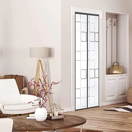 Alyseldy Magnetic Thermal Door Curtain 36" x 82" | Energy Saving Insulation for AC Rooms thumbnail 8