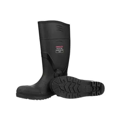 TINGLEY Pilot G2 General Purpose PVC Knee Boots with Composite Safety Toe, Size 11 (US) | Waterproof Work & Utility Footwear thumbnail 1