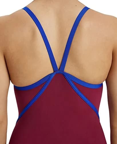ARENA Performance Women's Icons Solid Swimsuit MaxLife Training 24 | Chlorine-Resistant, UPF 50+ thumbnail 4