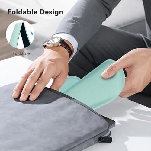 ZIBLY Wrist Rest Keyboard and Mouse Set - Ergonomic Memory Foam Support for Work & Gaming thumbnail 5