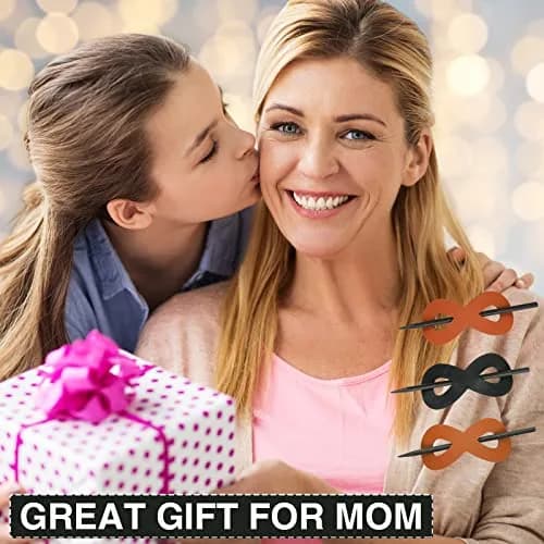 UHOMENY Leather Hair Barrette with Stick | Elegant 3-Piece Set for Women & Girls thumbnail 4