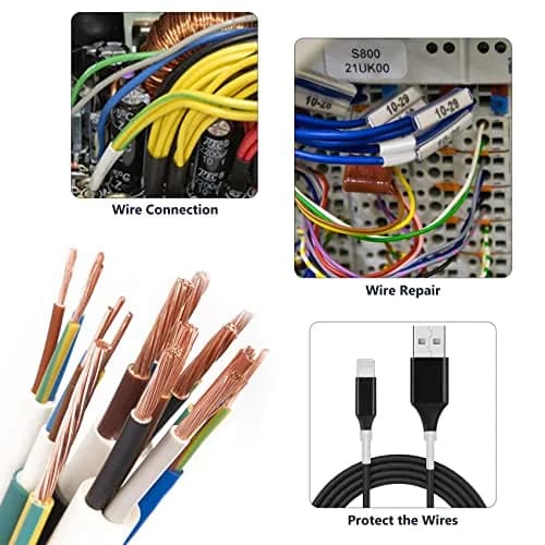 ASHINER 580PCS White Heat Shrink Tubing Kit | Durable Electrical Insulation & Repairs thumbnail 5