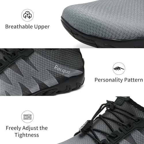 Racqua Water Shoes for Men Quick Dry Breathable Mesh Summer Athletic Footwear thumbnail 5