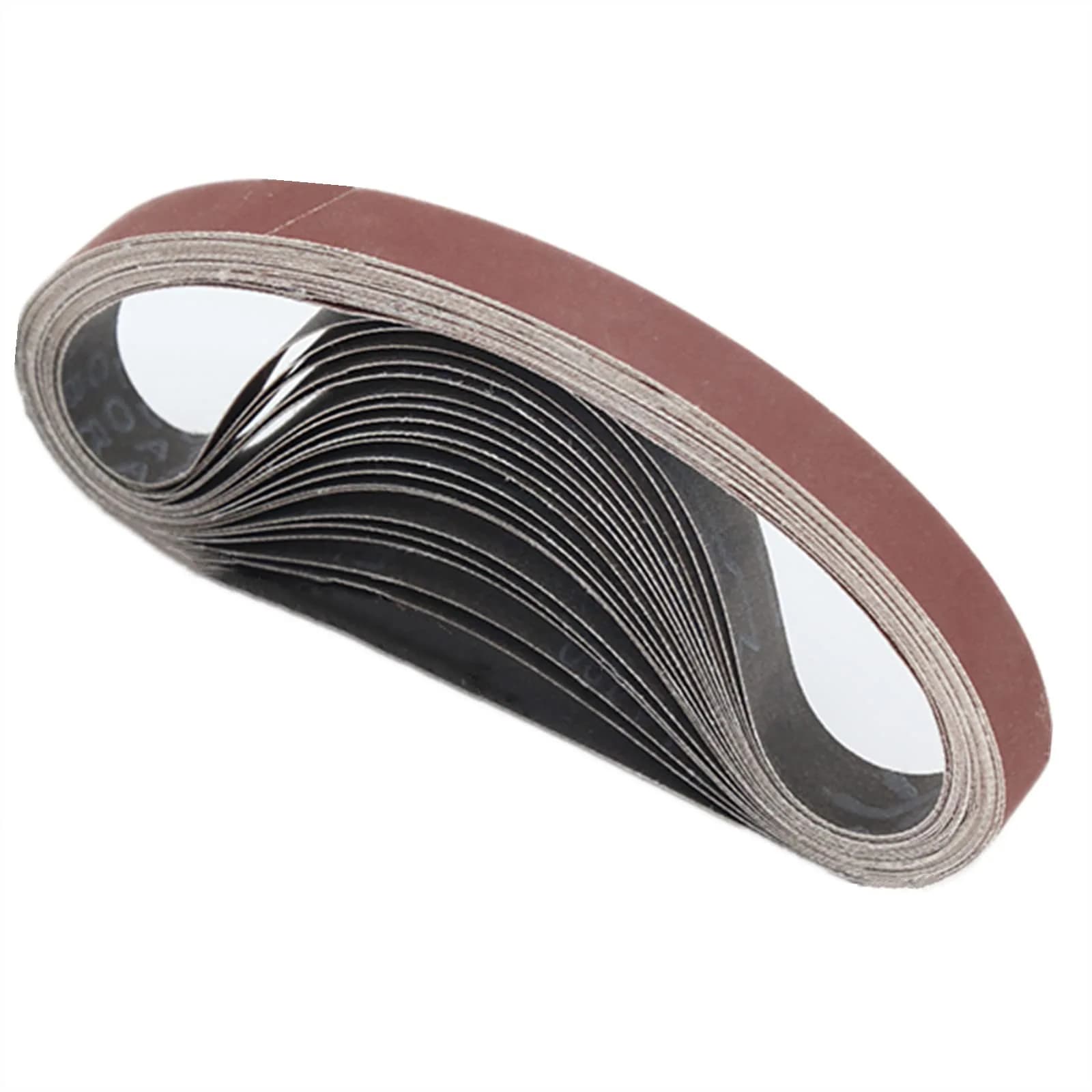 POTUINOM 50 Pack 1/2X18 Inch Sanding Belts 40 Grit | Aluminum Oxide for Fast Wood & Metal Sanding