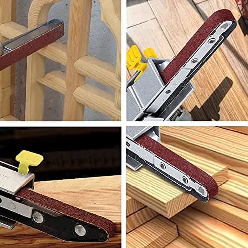 POTUINOM 50 Pack 1/2X18 Inch Sanding Belts 40 Grit | Aluminum Oxide for Fast Wood & Metal Sanding thumbnail 6