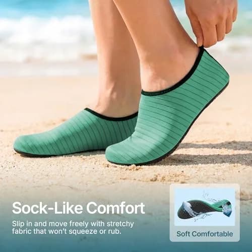 ATHMILE Quick-Dry Water Shoes for Women & Men | 22.3cm (8.78in) Width thumbnail 4