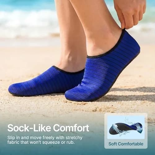 ATHMILE Quick-Dry Water Shoes for Women & Men | 230g (0.51 lb) | Breathable Mesh & Anti-Slip Sole thumbnail 4