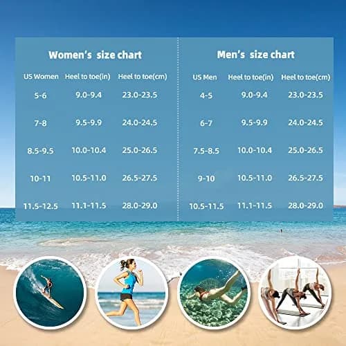 ATHMILE Quick-Dry Water Shoes for Women & Men | 230g (0.51 lb) | Breathable Mesh & Anti-Slip Sole thumbnail 7