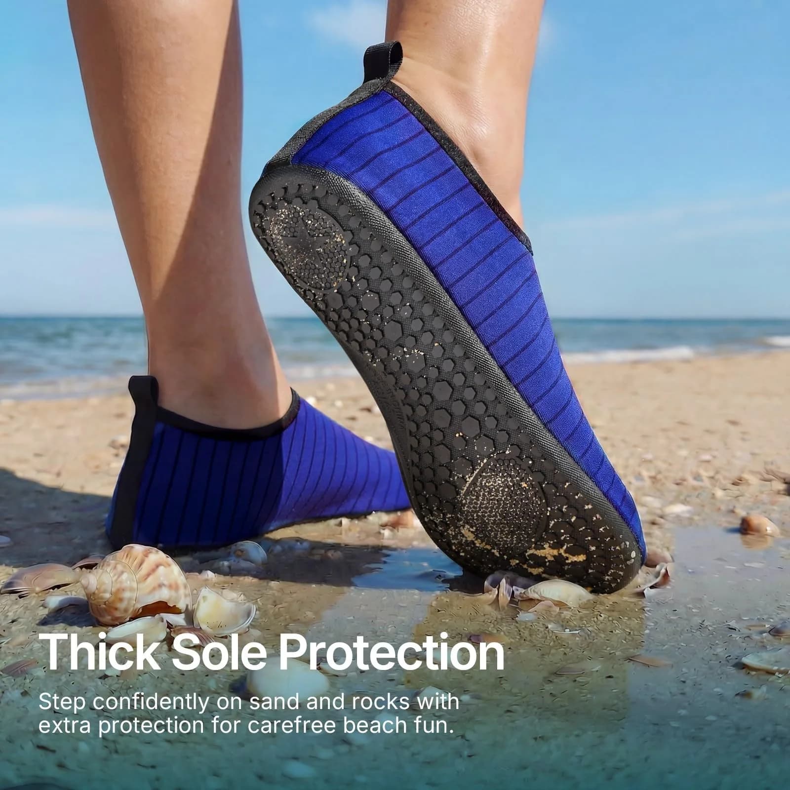ATHMILE Quick-Dry Water Shoes for Women & Men | 230g (0.51 lb) | Breathable Mesh & Anti-Slip Sole - view 2