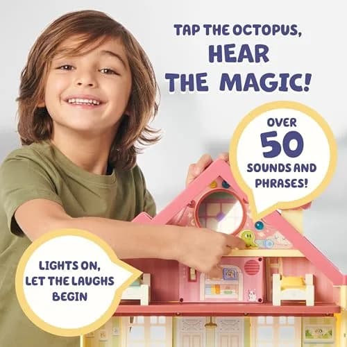 Bluey XL House Playset with Lights, Sounds & Dance Floor | Interactive Toy for Kids Ages 3+ thumbnail 5