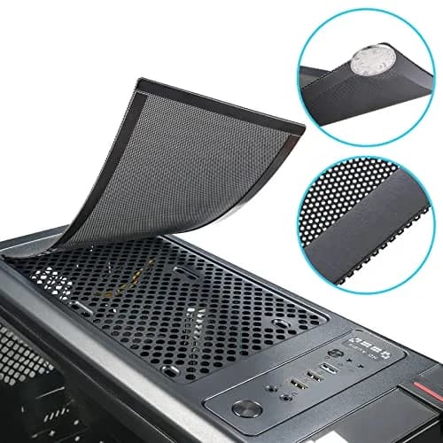 YSSHUI Magnetic PC Case Dust Mesh Filter 360x120mm (2 Pack) | Keeps PC Clean & Cool thumbnail 3