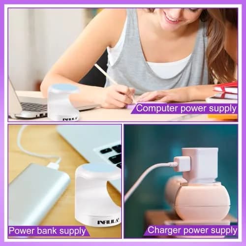 NXJ INFILILA Mini UV Nail Lamp 16W Blue | Portable Single Finger Gel Curing Light thumbnail 5