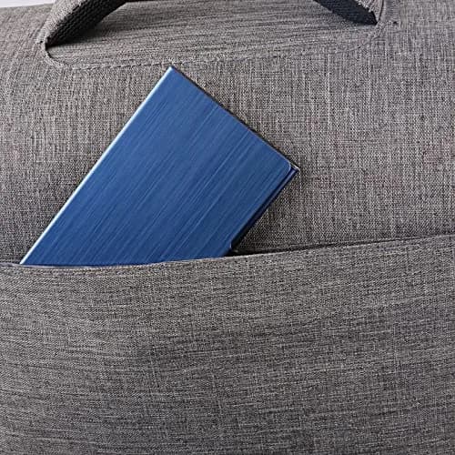 DMFLY Business Card Holder, Slim Metal Case for Men & Women, Blue | Professional Stainless Steel Wallet thumbnail 2