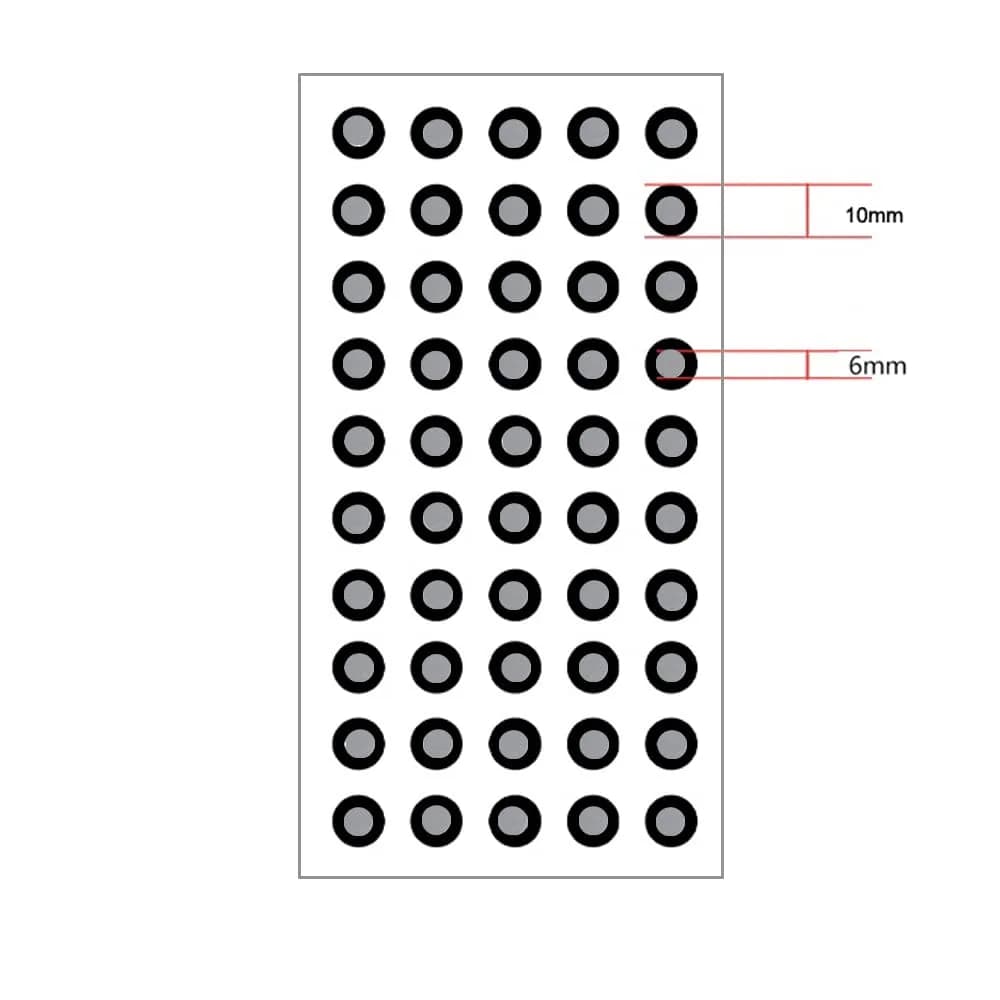 LEDGM 3D Scanning Marker 6.0 mm Inner Diameter (1000 Pack) | Diffuse Reflection Dots for Laser & White Light Scanners - view 2