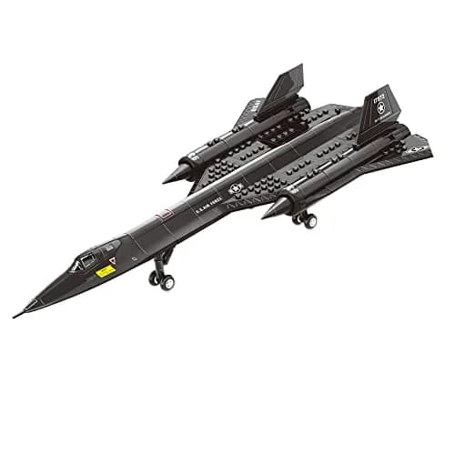 SEMKY Military Series SR-71 Reconnaissance Aircraft Jet Blackbird Air Force Building Block Set 48.3cm (19 inches) | Educational STEM Toy thumbnail 1