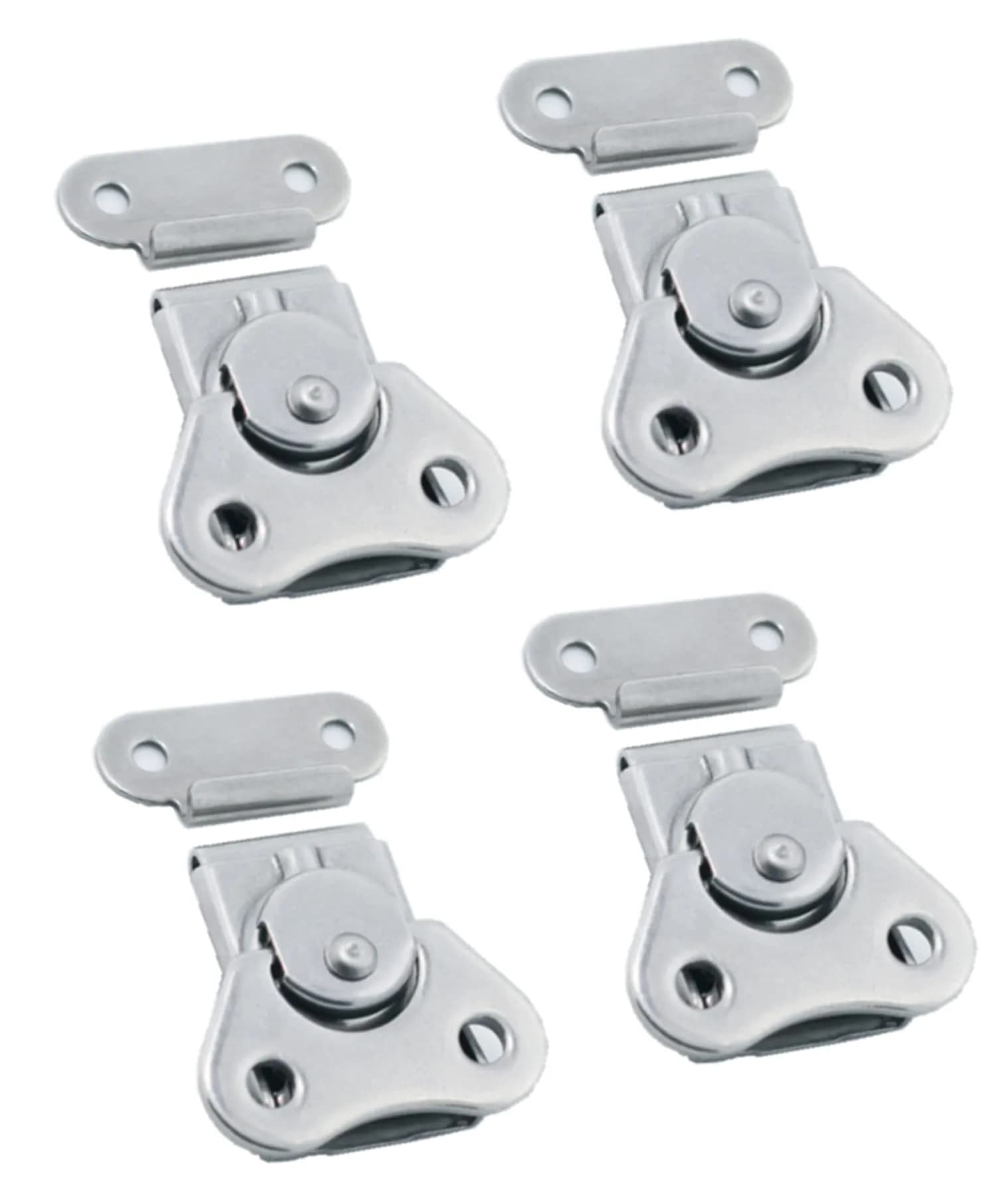XILEWHZF 304 Stainless Steel Butterfly Twist Latch 48mm x 38mm (1.89" x 1.49") | Heavy Duty 450lbs Tension Cabinet Latch