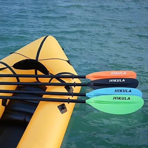 HIKULA Kayak Paddle 4 Pieces Aluminum Shaft and PP Blade 220cm | Lightweight & Adjustable for Recreational Kayaking thumbnail 6
