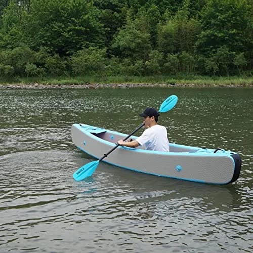 HIKULA Kayak Paddle 4 Pieces Aluminum Shaft and PP Blade 220cm | Lightweight & Adjustable for Recreational Kayaking thumbnail 8