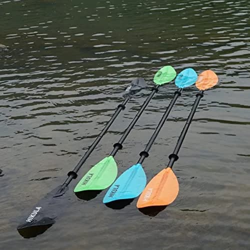 HIKULA Kayak Paddle 4 Pieces Aluminum Shaft and PP Blade 220cm | Lightweight & Adjustable for Recreational Kayaking thumbnail 9