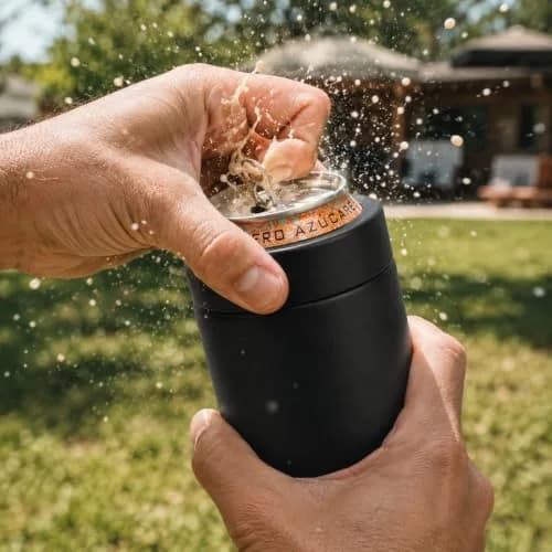 Stepstall Beer Gifts for Men, 12 oz Can & Bottle Cooler with Opener | Vacuum Insulated Stainless Steel thumbnail 6