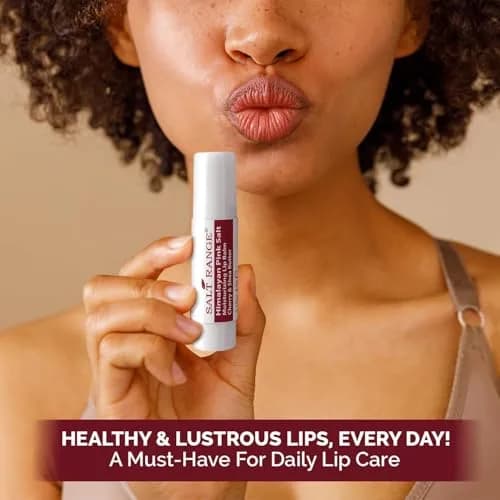 Salt Range Organic Lip Balm, Cherry & Shea Butter | Hydrating & Nourishing for Dry Lips thumbnail 7