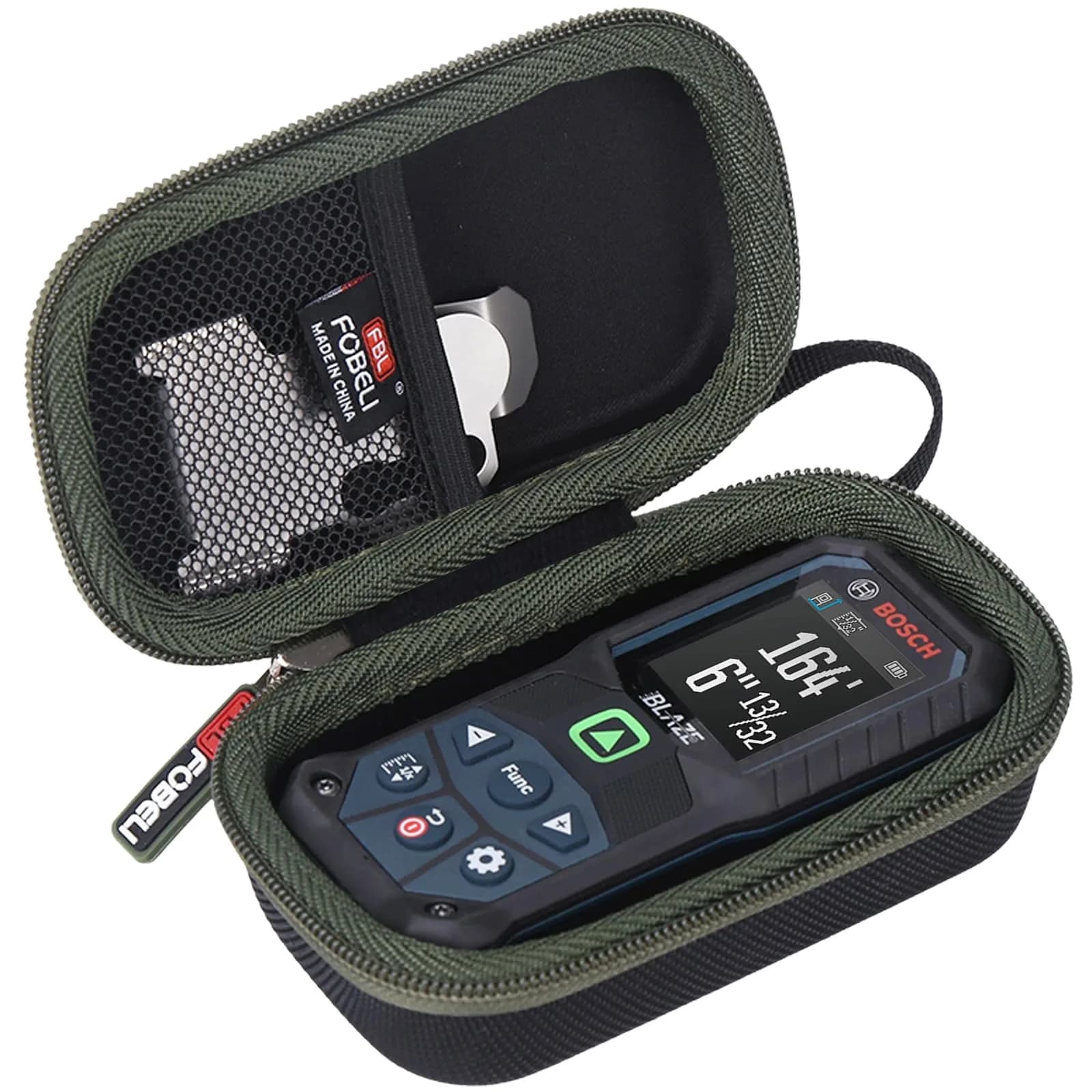 FBLFOBELI Hard Case for BOSCH GLM165-25G GLM165-27CGL Laser Measure | Shockproof & Water-Resistant — Blue