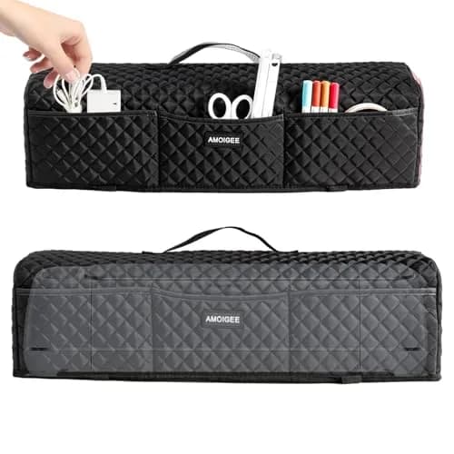 AMOIGEE Padded Dust Cover for Cricut Maker 4/3 & Explore 4/3/Air 2 | 53.3 cm (21") x 16.5 cm (6.5") x 16.5 cm (6.5") thumbnail 2