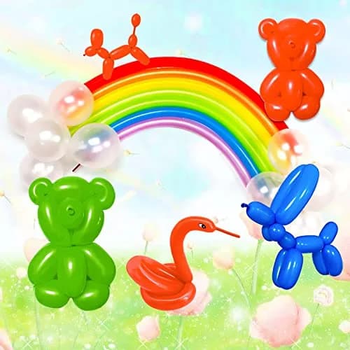 ASIUHY Red 260 Long Balloons 100 Pack | Durable Latex Twisting Animal Balloons for Parties thumbnail 7