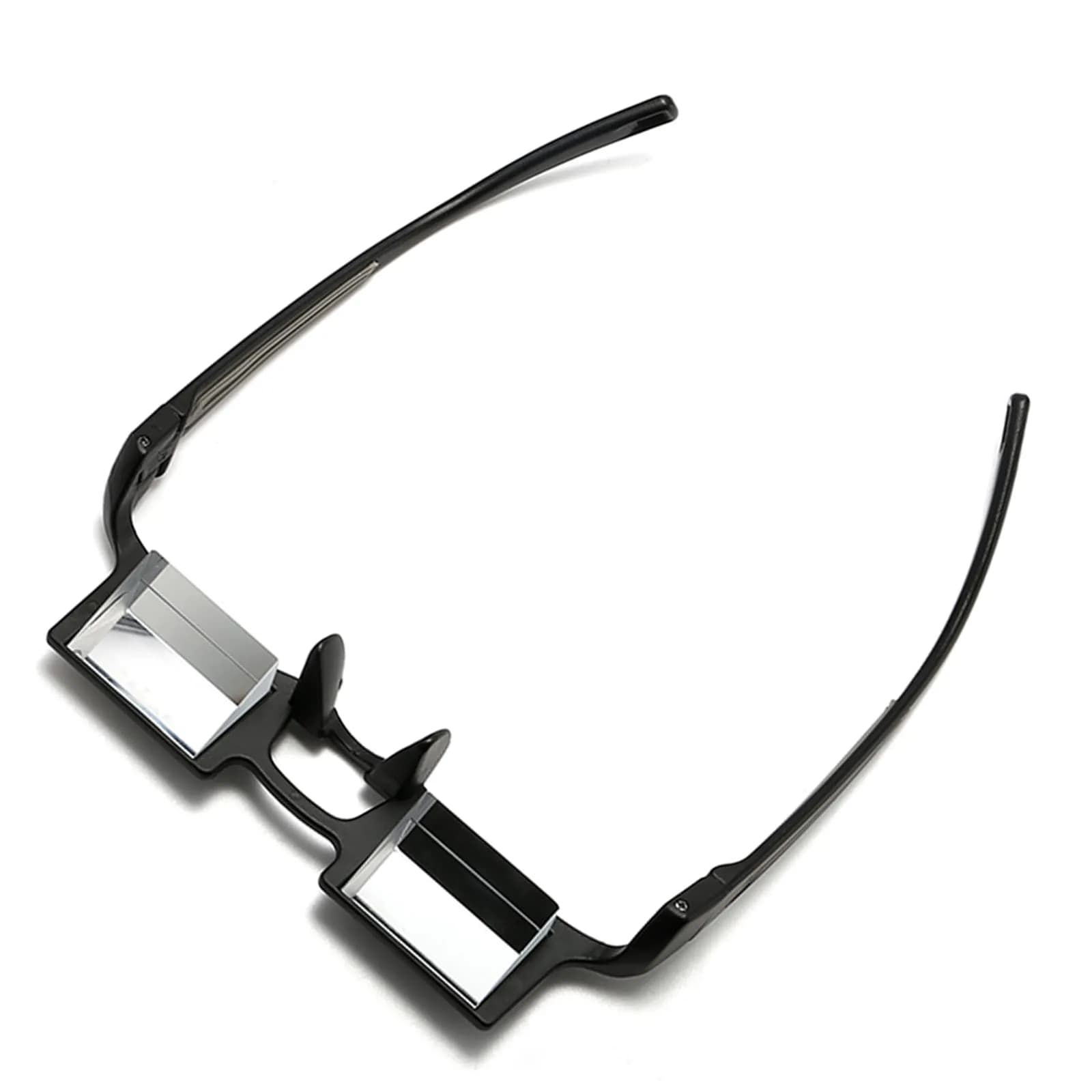 okcsc New Upgraded Reading Glasses Lying Down Bed Light | 90°Angle Prism for Neck Relief (120 chars) — Black