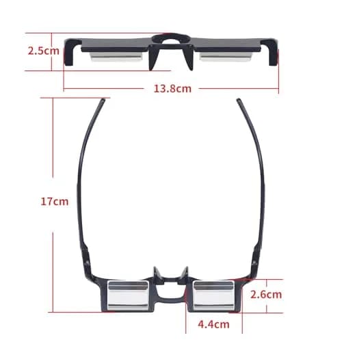 okcsc New Upgraded Reading Glasses Lying Down Bed Light | 90°Angle Prism for Neck Relief (120 chars) thumbnail 6