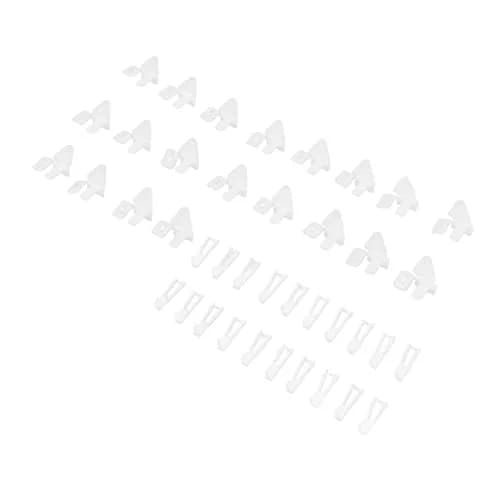 Dilwe Control Horns and Clevis Kit, 20 Sets KT Rudder Angle 4 Hole Control Horns RC Airplane Wing Aircraft Upgrade Spare Part thumbnail 1