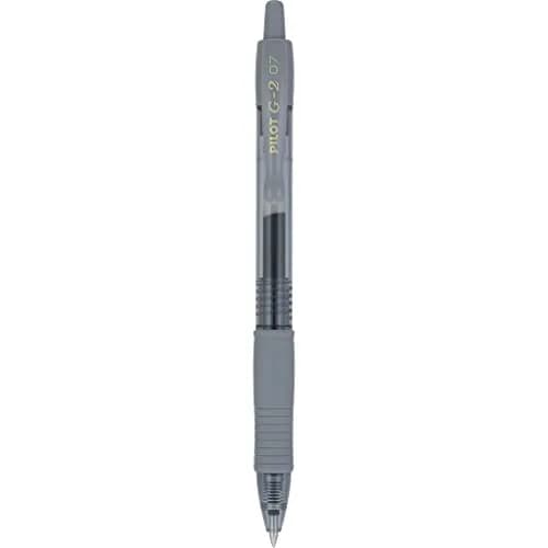 PILOT G2 Retractable Gel Pens, 0.7mm Fine Point, Gray Ink, 12-Pack | Smooth Writing for Office & Students thumbnail 5